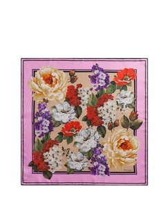 Écharpe carrée en satin de soie imprimée numériquement de haute qualité, résistante à la décoloration, pour femmes et filles, élégante, rose, à la mode, foulards pour la tête - Product Image 1