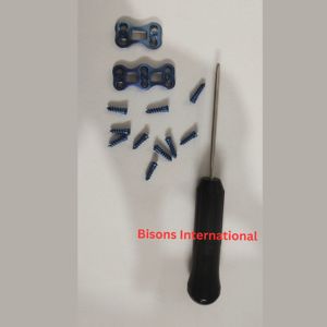 BISONS Wholesale Medical Grade Titanium <b>Bone</b> Screw and Plate Set Orthopedic Trauma Fixation Implant Kit - Product Image 2