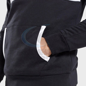 Sweat-shirts en molleton uni pour hommes, décontractés, hiver, coton mélangé de haute qualité, designs personnalisés, prix de gros - Product Image 4