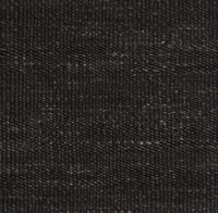 Tapis en jute noir uni tissé à la main avec franges, écologique, couleur unie, à poils plats