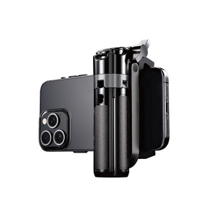 Trépied compact pour téléphone de style DSLR, ultra-portable, taille paume, support pour selfie stick, idéal pour les voyages, le vlogging et la conception professionnelle - Product Image 1