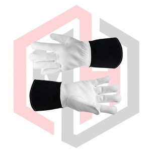 Guantes de Soldadura Negros Resistentes a Desgarros, Cortes, Fuego y Calor, Antiestáticos, de Cuero de 11 oz, Resistentes y Duraderos para Trabajo Pesado - Product Image 6