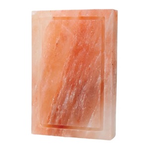 Plaque de sel de l'Himalaya rectangulaire rainurée de qualité alimentaire pour la cuisson et le service sur barbecue OEM - Product Image 3