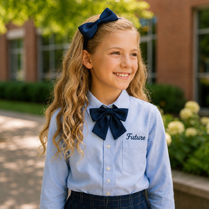 Ensemble d'uniformes scolaires en tissu polycoton pour enfants, logo personnalisé, uniforme d'école primaire, vente en gros - Product Image 3