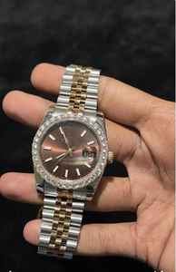 Nouvelle montre-bracelet de luxe personnalisée de qualité supérieure, entièrement sertie de diamants Moissanite, style Hip Hop - Product Image 2