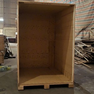 Industrial Wooden Vault with Access Door Heavy Duty Reusable Plywood <b>Storage</b> <b>Box</b> Custom OEM ODM Vietnam Factory - Product Image 2