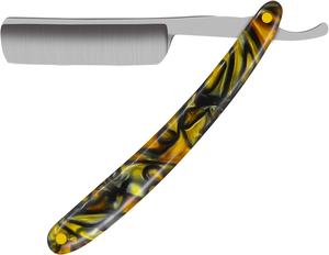 Elegancia de precisión: Maquinilla de afeitar de peluquero recta profesional más vendida Diseño elegante Maquinilla de afeitar de peluquero de Gray Rocks - Product Image 1