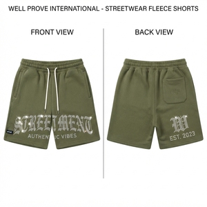 <b>Women</b> Blue Canvas <b>Shorts</b> 320 GSM Premium Cotton Solid Casual Breathable Quick Dry Eco-Friendly Mid Waist Custom Screen Print - Product Image 2