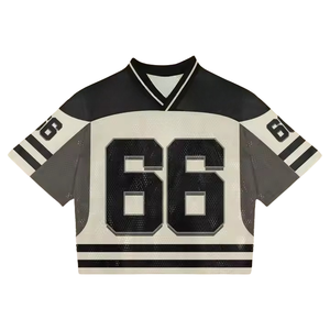 Camiseta de Fútbol Retro de Estilo Urbano con Logotipo Personalizado, Camiseta Deportiva Corta de Malla para Hombre, Talla Grande, Impresión por Sublimación - Product Image 5