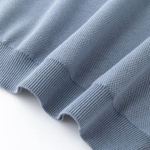 Custom Knit Men'S Polo <b>Shirts</b> Linen Cotton Casual <b>Party</b> <b>Shirts</b> Classic Knitted Striped Polo <b>Shirt</b> - Product Image 4
