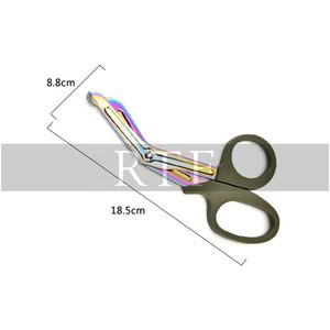 Tijeras médicas de alta calidad para lesiones, tijeras de vendaje para lesiones, Lister, EMT, enfermería, con mango de plástico - Product Image 3