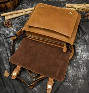 Bolsos de cuero para portátil de diseño moderno y elegante para viajes, negocios y trabajo de oficina con cómoda correa para el hombro. - Product Image 6