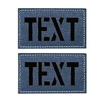 Badge thermocollé découpé au laser de haute qualité avec fixation auto-agrippante pour équipement tactique et de sécurité - Product Image 3