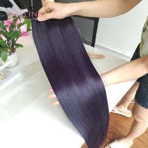 Extensions de cheveux vierges bruts vietnamiens de haute qualité 100g, mèches lisses et pour tissage Genius pour toutes les couleurs de teinture - Product Image 4