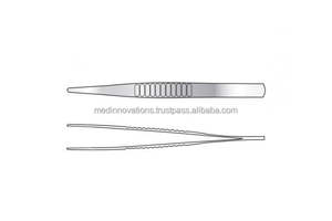 Fórceps de disección de extremo de bloque de fuente de alimentación Manual de acero inoxidable de alta calidad Base de instrumentos quirúrgicos - Product Image 3