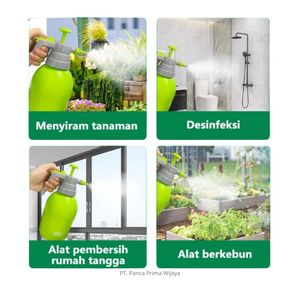 High Quality 2L Pressure Sprayer ISKU Manual Garden Spray Bottle Durable PP HDPE Multi Function GREEN OEM Available Home - Product Image 2