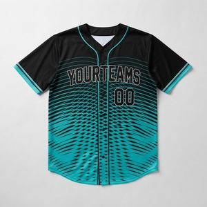 Jersey Baseball Vintage Custom 3D Print Terbaru, Paling Laris, Pakaian Musim Panas, Jersey Baseball Hip Hop untuk Dewasa, Bahan Mesh - Product Image 3