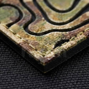 Custom Woven Synthetic Fabric <b>Patches</b> With Laser Cut Details For <b>Jackets</b> Bags Outdoor Gear And Apparel Accessories - Product Image 6
