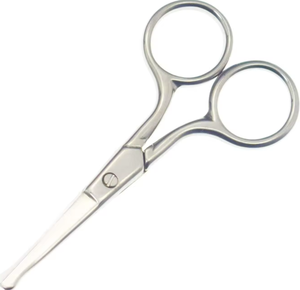 กรรไกรตัดคิ้วสแตนเลสสำหรับแต่งหน้า ตัดขนตา ทำเล็บ ดูแลเล็บมือ พร้อมใบมีดคม - Product Image 2