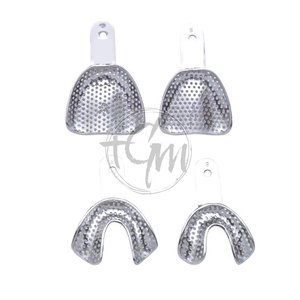 Bandejas de Impresión Profesionales Reutilizables de Construcción Metálica para Procedimientos de Colado Dental y Aplicaciones Clínicas - Product Image 2