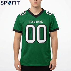 Nouveauté, maillot de football américain confortable, respirant, style personnalisé, séchage rapide, maillots de football américain pour garçons - Product Image 5