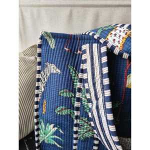 Bolso de Mano Acolchado con Estampado Indio Hecho a Mano para Mujer, Bolso de Compras de Moda para Invierno y Verano, Bolso de Hombro Multicolor con Estampado de Jungla - Product Image 1