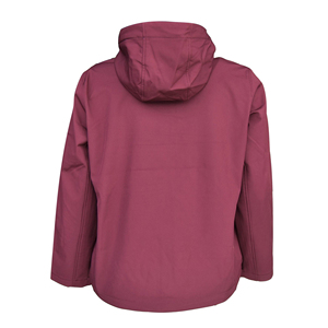 Unisex <b>Soft</b> <b>Shell</b> <b>Jacket</b> <b>Hooded</b> Zip Fly Water Resistant Regular Fit Solid Color Polyester Outdoor Wear Autumn Wholesale - Product Image 1