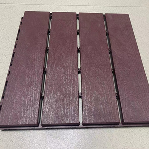 Dalles de terrasse en plastique modernes à emboîtement, antidérapantes, design carré, pour applications en cour, salle de bain, chambre, jardin - Product Image 3