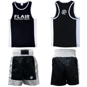 Nuevos Conjuntos de Ropa Deportiva de Kickboxing al Por Mayor, Conjuntos de Entrenamiento de Boxeo con Chaleco y Pantalones Cortos con Estampado Digital, Conjunto de Singlets de Luchador - Product Image 1