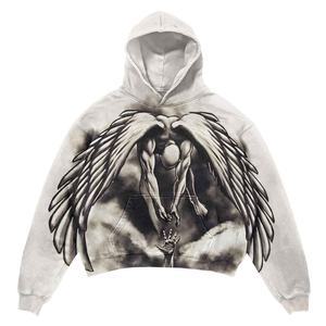 Sweat à capuche dtg dtf à la mode, design imprimé élégant, polaire chaude et confortable, parfait pour la gym, la mode hivernale ou les vêtements décontractés - Product Image 3