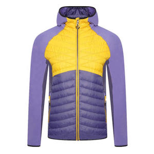 Veste d'hiver matelassée pour homme de qualité supérieure, personnalisée, brillante, avec capuche, en nylon, prix de gros - Product Image 3