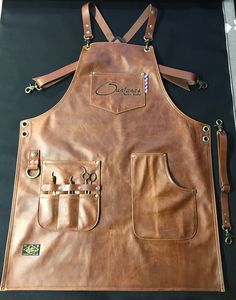 Delantal Impermeable y Resistente al Aceite en Oferta, Delantal sin Mangas para Peluquería, Uniformes para Teñir el Cabello en Salón - Product Image 2