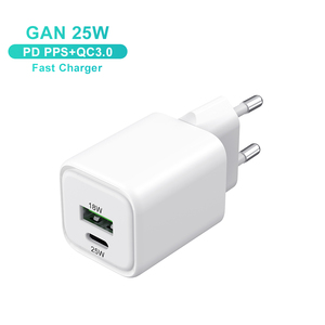 <span class=keywords><strong>Chargeur</strong></span> PD Gan 25W pour <span class=keywords><strong>iPhone</strong></span> Samsung, adaptateur de <span class=keywords><strong>chargeur</strong></span> mural portable USB C, <span class=keywords><strong>chargeur</strong></span> de téléphone portable 25W, <span class=keywords><strong>chargeur</strong></span> super rapide - Product Image 1