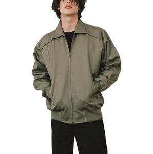 Chaqueta de Trabajo Casual Personalizada para Hombre, Cuello Camisero, Forro de Algodón Liso, Cierre de Cremallera, Resistente al Viento e Impermeable, para Otoño - Product Image 1