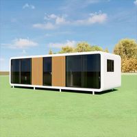 Cabane Apple de Luxe, Maison Mobile Préfabriquée Moderne pour Hôtel, Villa, Gîte, Bureau, Système Intelligent, Écologique