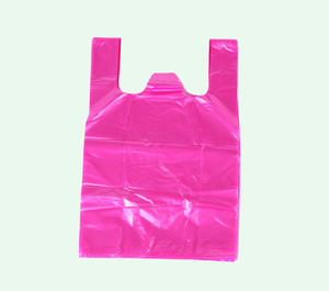 Bolsas de Plástico para Compras con Impresión Personalizada de Agradecimiento, con Fuelle Lateral, Reciclables, Biodegradables, de Material PE, con Asa Larga - Product Image 1