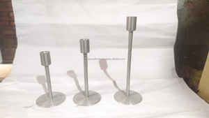 2024 moderne antique bougeoir chandelier maison bougie lumière dîner mariage décoration métal table bougeoir - Product Image 5