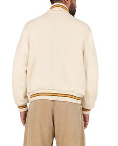 Veste de baseball Varsity personnalisée en chenille brodée, nouvelle veste de baseball Varsity en laine et cuir blanc sur mesure - Product Image 2