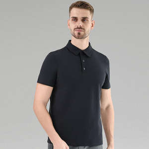 T-shirt Design Polyester Polo T-Shirt Quick-Dry Short Sleeve Golf Polo Shirt - Product Image 5