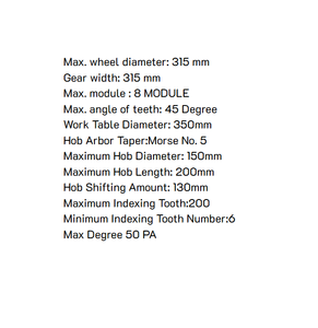 Mitsubishi GH 300 3 Axis CNC <b>Gear</b> Hobber <b>Machine</b> for Precision <b>Gear</b> <b>Cutting</b> and Industrial Manufacturing - Product Image 6