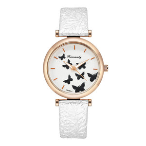 Fashion Women Butterfly <b>Watches</b> With Bracelets Diamond 2023 Luxury Qualities <b>Black</b> Leather <b>Ladies</b> <b>Watches</b> Set 9806 - Product Image 6