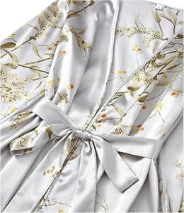 ชุดนอนผู้หญิงพิมพ์ลาย 4 ชิ้น คุณภาพสูง นุ่มสบาย แห้งเร็ว น้ำหนักเบา ทรงคลาสสิก มีไซส์พลัส สีสันตามสั่ง - Product Image 6