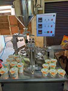 Automatic <b>Ice</b> <b>Cream</b> Cup Filling <b>Machine</b> with 100% Accuracy and 500mL Capacity - Product Image 2