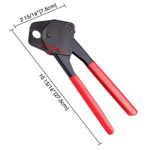 Pinza Crimpatrice per Tubi PEX da 1/2 Pollice, Colore Rosso - Product Image 2