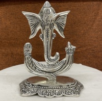 Idole de Ganesha artisanale de style antique de la meilleure qualité, meilleur cadeau pour la Pooja ou l'inauguration d'une maison, cadeaux de retour en laiton, mariage indien