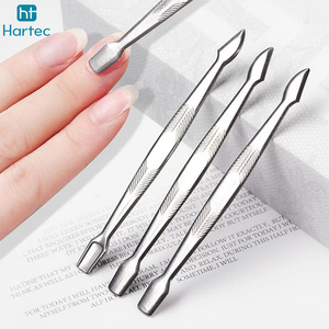 Newest Dual-Sided Stainless Steel Cuticle Nail Pushers For Salons Premium Quality Manicure Pedicure <b>Tools</b> For Professional Use - Product Image 5