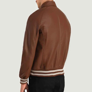 High Quality Men's Letterman Varsity <b>Jacket</b> Genuine Leather Body And Sleeves Winter Wear <b>Smart</b> Stylish <b>Jacket</b> OEM - Product Image 6