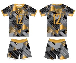 Uniforme de football unisexe en polyester de haute qualité, entraînement de football respirant - Product Image 1