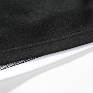 <b>Men's</b> Drawstring Waist Contrast Side Seam Beach <b>Shorts</b> Sports Gym <b>Short</b> <b>Mens</b> Fitness Training Workout Plain <b>Black</b> Swim <b>Shorts</b> - Product Image 5