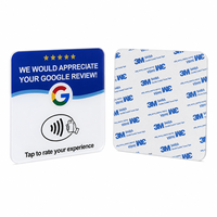 Tarjeta NFC y Soporte de Acrílico Personalizado con Código QR para Reseñas de Google de Vorx Tech para Restaurantes